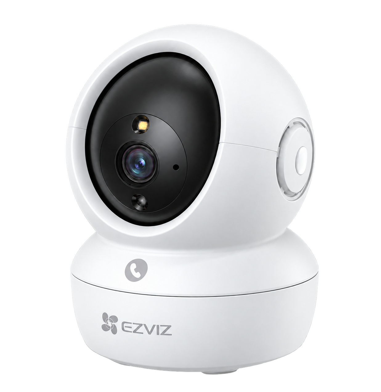 מצלמת EZVIZ CS-H6c 2K לבנה ללא רקע
